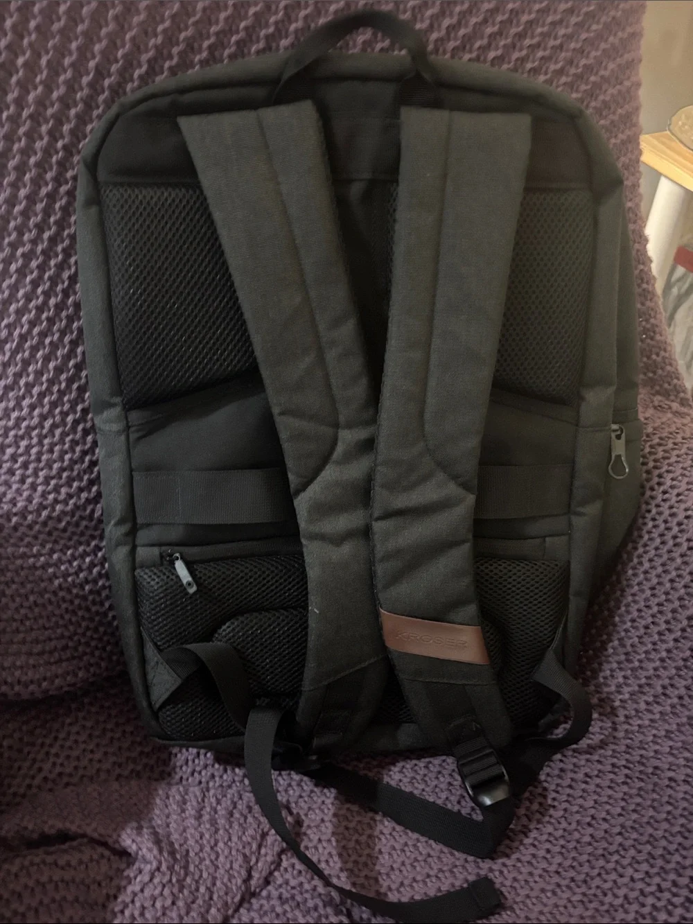 Kroser Charcoal Men's Laptop Backpack